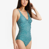 Ditsy Dots Simi Swimsuit - Deep Jungle - Simply Beach UK