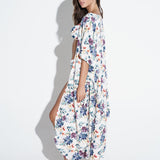 Fleur Sifnos Dress - White Floral - Simply Beach UK