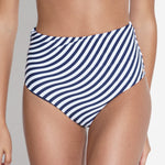 Wave Chara Bikini Pant - Navy White - Simply Beach UK