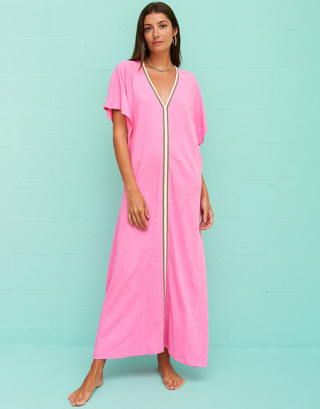 Pima Abaya - Bubblegum Pink - Simply Beach UK