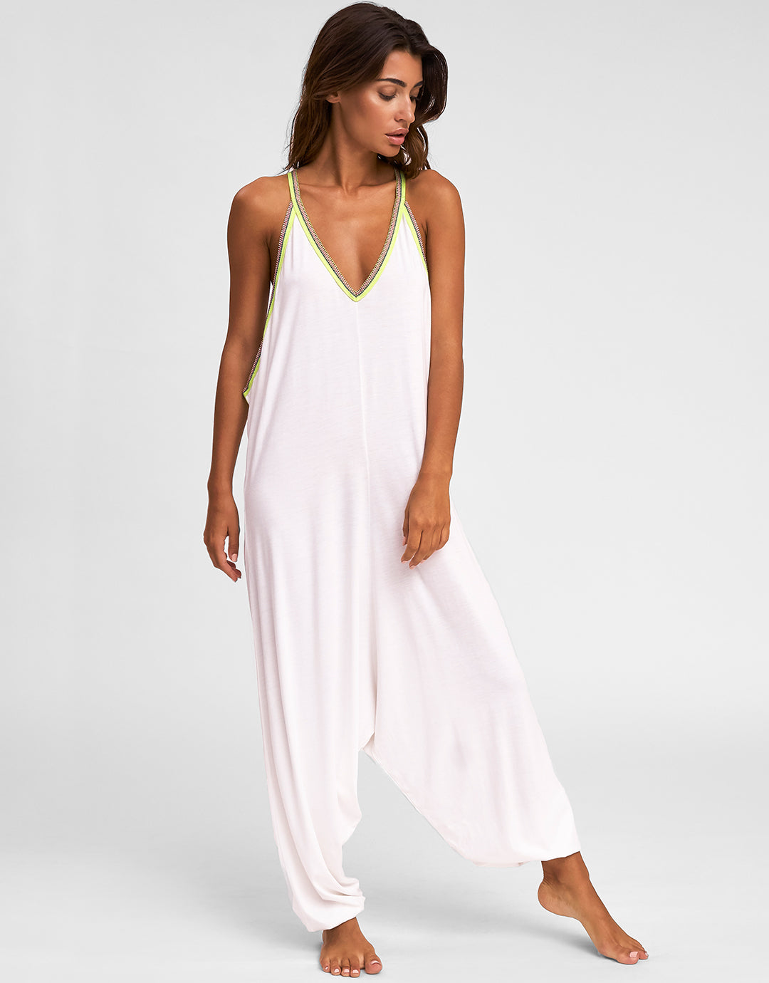 Pima Jumpsuit - White - Simply Beach UK