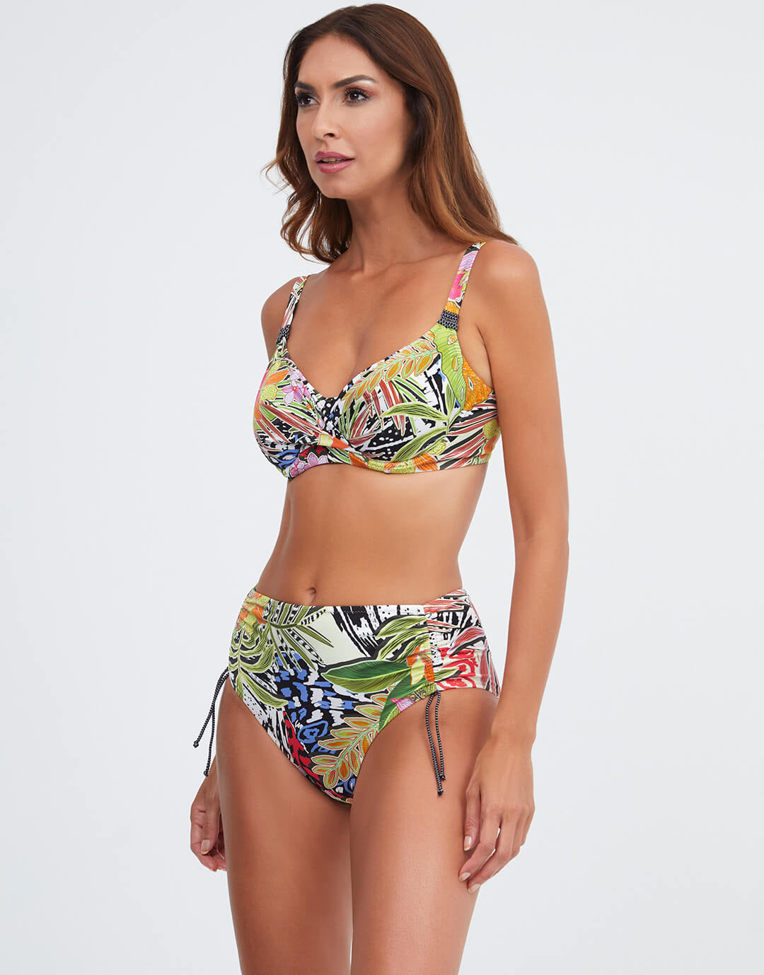 Palm Underwired Bikini Top - Multi - Simply Beach UK