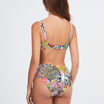 Palm Maxi Adjustable Bikini Pant - Multi - Simply Beach UK
