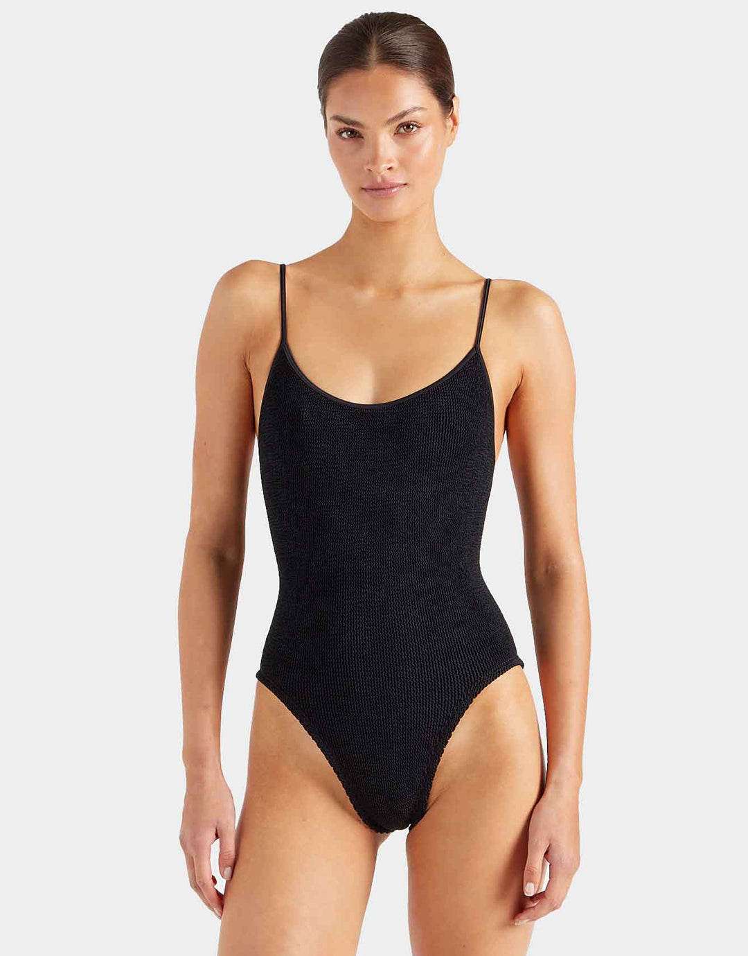 Hunza G Pamela Swimsuit - Black - Simply Beach UK