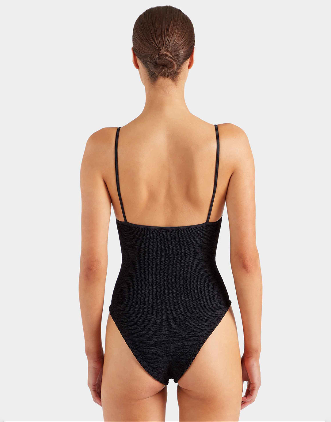Hunza G Pamela Swimsuit - Black - Simply Beach UK