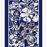 Cachemire Sarong - Blue and White - Simply Beach UK