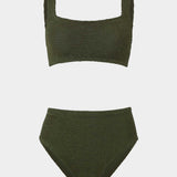 Patricia Bikini Set - Metallic Khaki