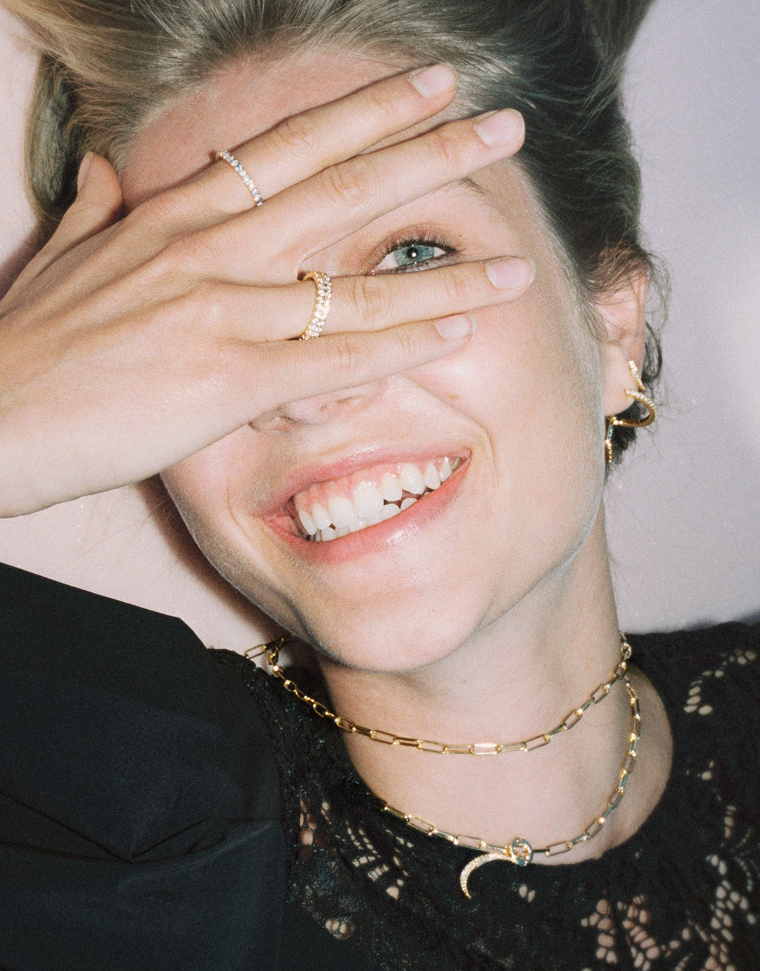 White Slim Hoop Earrings - Large - Simply Beach UK