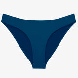 Island Blue Basic Ruched Full Bikini Pant - Blue - Simply Beach UK