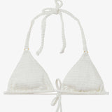 Pure Detail Tri Bikini Top - White - Simply Beach UK