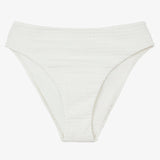 Pure Hillary High Waist Bikini Pant - White - Simply Beach UK