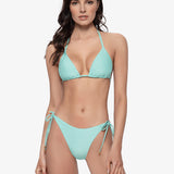 Divine Tie Side Full Bikini Pant - Aqua - Simply Beach UK