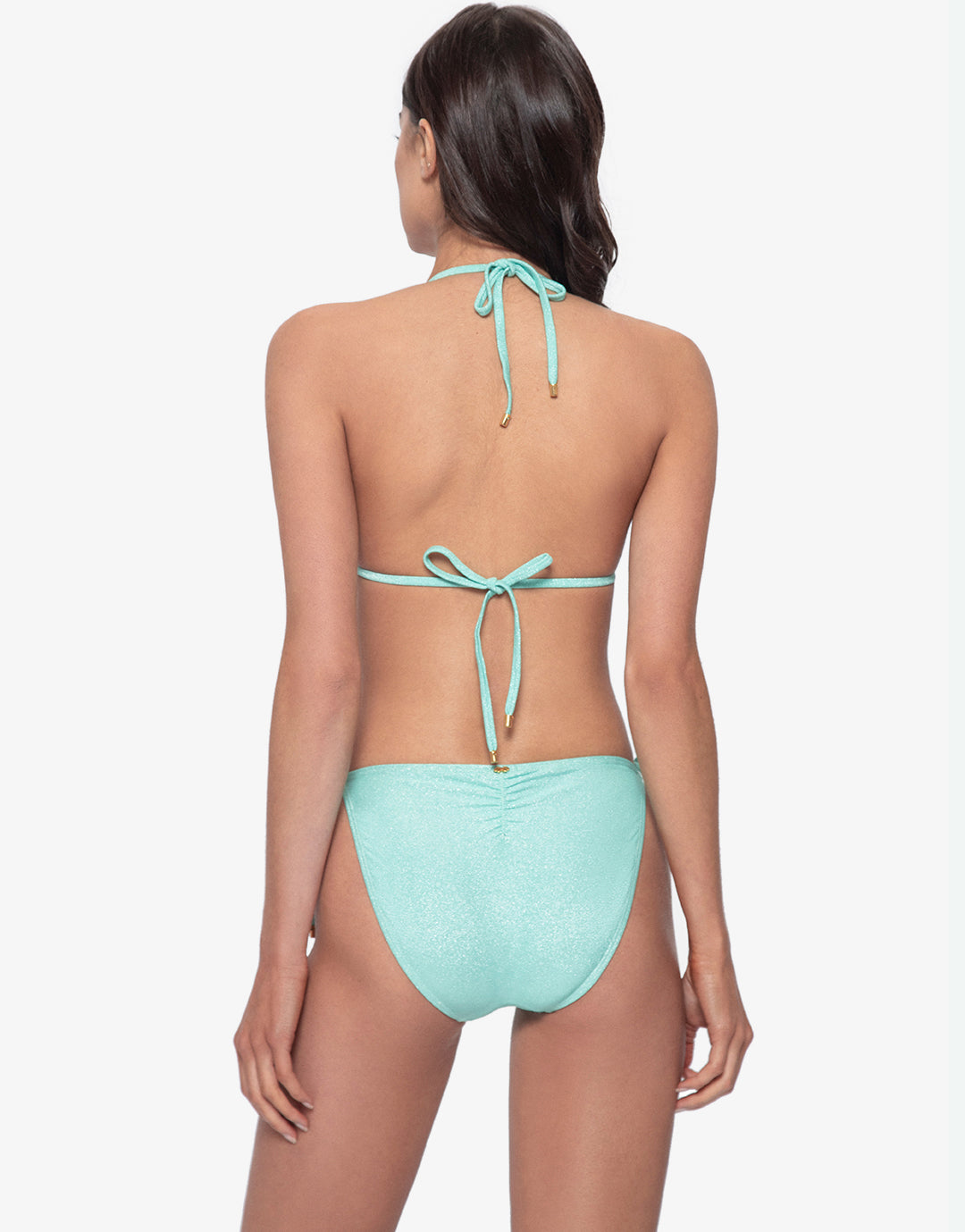 Divine Tie Side Full Bikini Pant - Aqua - Simply Beach UK