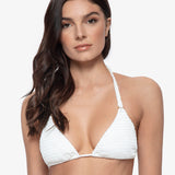 Pure Detail Tri Bikini Top - White - Simply Beach UK