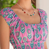 Pink City Prints Rah Rah Dress - Lilac Buta - Simply Beach UK