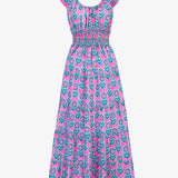 Pink City Prints Rah Rah Dress - Lilac Buta - Simply Beach UK