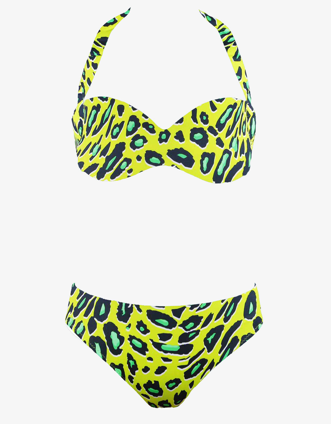 Syrah Bandeau Bikini Set - Yellow - Simply Beach UK