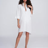 Recife Shirt Dress - White - Simply Beach UK