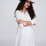 Recife Shirt Dress - White - Simply Beach UK