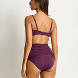 Essentials Edit Twist Bandeau Bikini Top - Claret