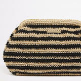 Raffia Stripe Pouch Bag - Simply Beach UK