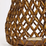 Beaded Tote Bag - Brown - Simply Beach UK