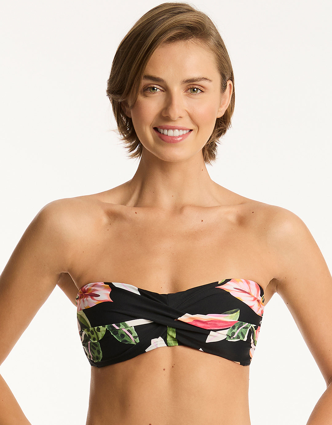 Sundown Twist Bandeau Bikini Top - Simply Beach UK