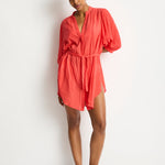 Salt Boho Shirt - Red - Simply Beach UK