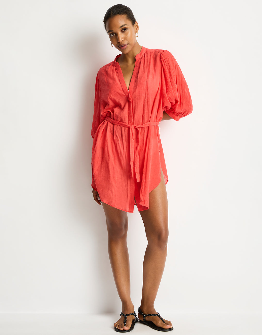 Salt Boho Shirt - Red - Simply Beach UK