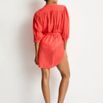 Salt Boho Shirt - Red - Simply Beach UK