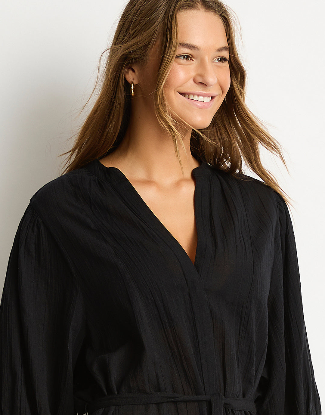 Salt Boho Shirt - Black - Simply Beach UK