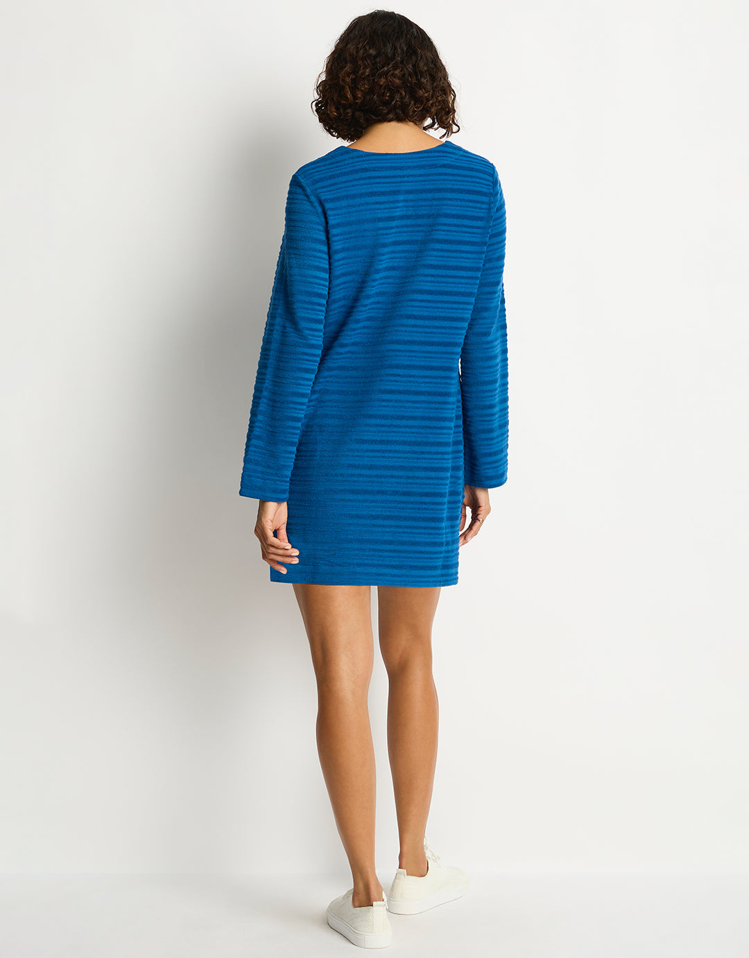 Sea Level Horizon Lace Up Dress - Arctic - Simply Beach UK