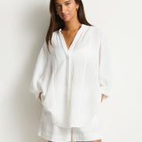 Sunset Boho Blouse - White