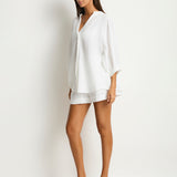 Sunset Boho Blouse - White