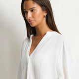 Sunset Boho Blouse - White