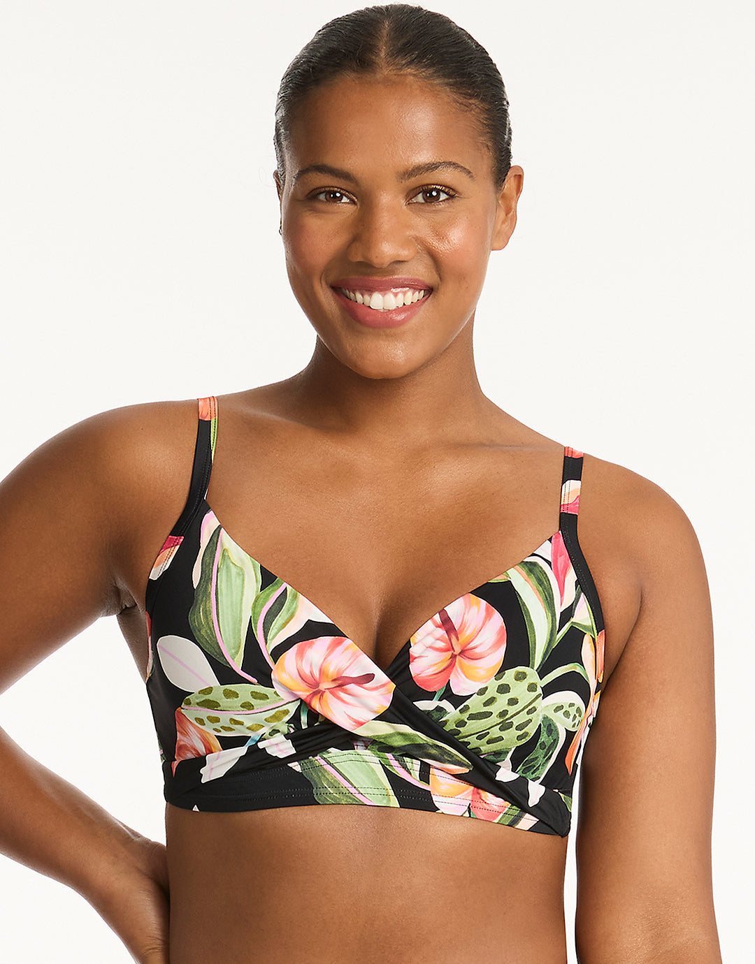 Sundown Twist Front DD/E Bikini Top - Simply Beach UK