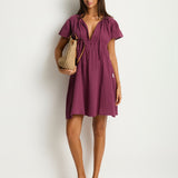 Sunset Short Daydress - Merlot