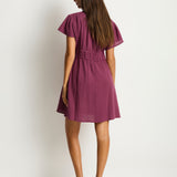 Sunset Short Daydress - Merlot