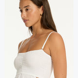 Sunset Bandeau Dress - White