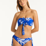 Tradewind Halter Bandeau Bikini Top - Cobalt - Simply Beach UK