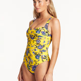 Carnivale Twist Front Multi Fit Swimsuit - Citrus - Simply Beach UK