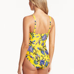 Carnivale Twist Front Multi Fit Swimsuit - Citrus - Simply Beach UK