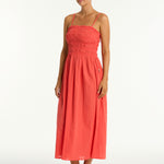 Heatwave Bandeau Dress - Flame - Simply Beach UK