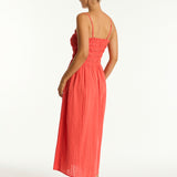 Heatwave Bandeau Dress - Flame - Simply Beach UK
