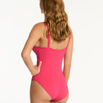 Essentials Edit Spliced Swimsuit - Roseberry - Simply Beach UK