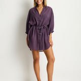 Salt Boho Shirt - Blackberry