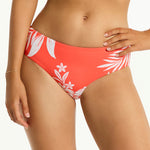 Aloha Mid Bikini Pant - Flame - Simply Beach UK