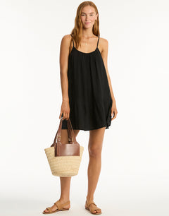 Sunset Short Sundress - Black - Simply Beach UK