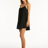 Sunset Short Sundress - Black - Simply Beach UK