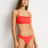 Celestia Sporty Mid Bikini Pant - Spice